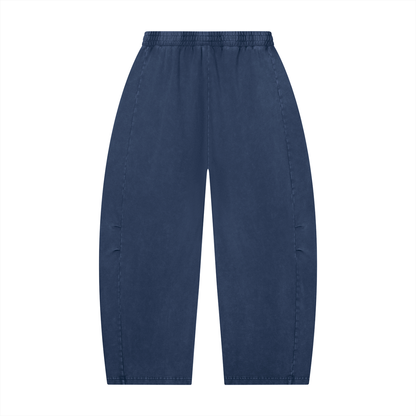 H.I.R. Mineral Wash Barrel Leg Pants