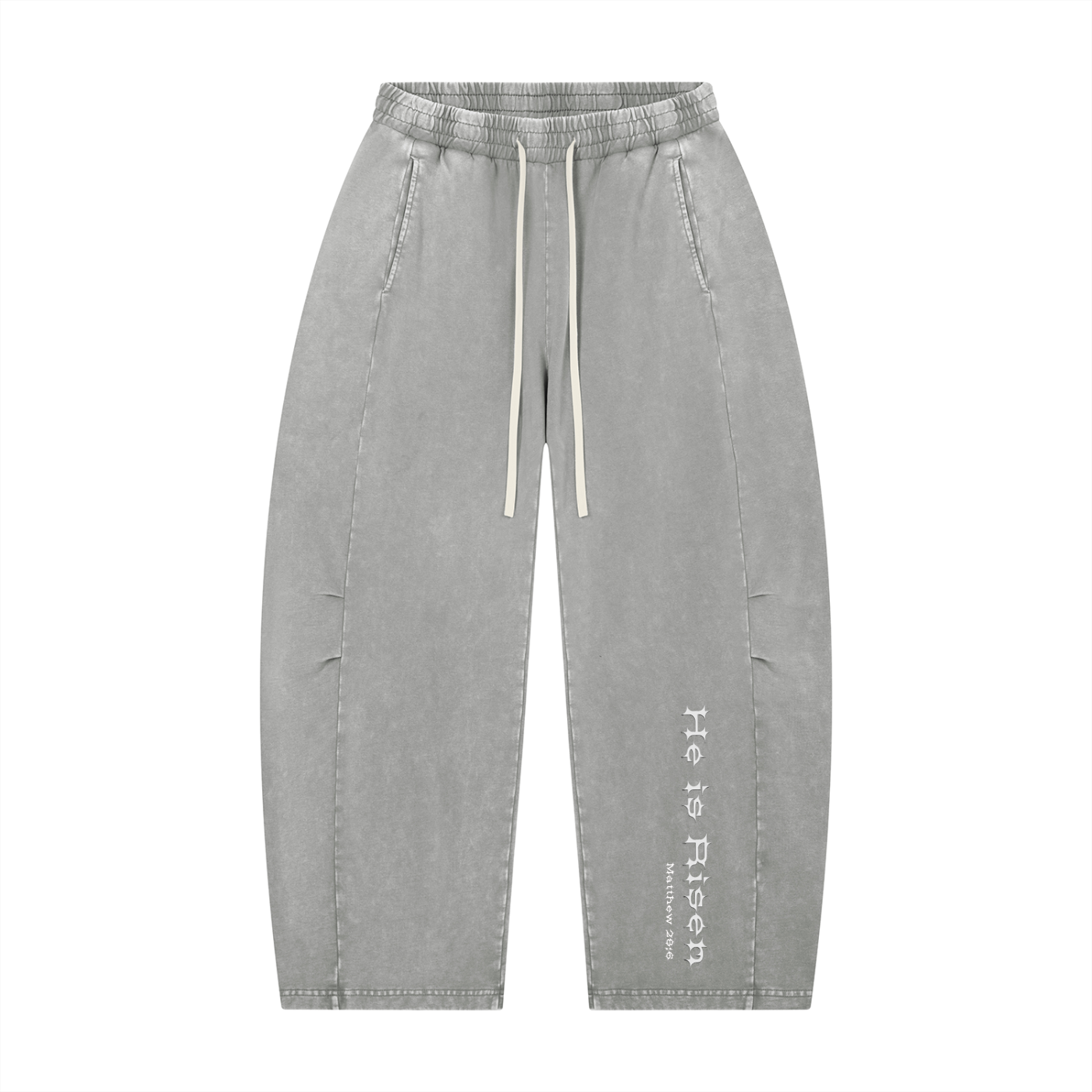 H.I.R. Mineral Wash Barrel Leg Pants