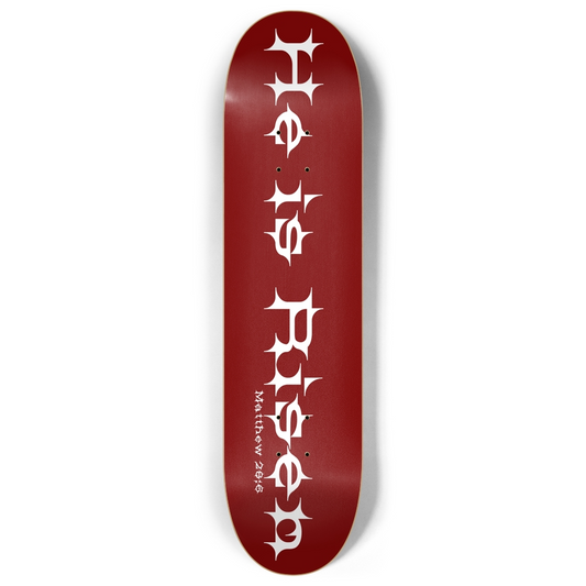 H.I.R. - Red Skate Deck 8.0