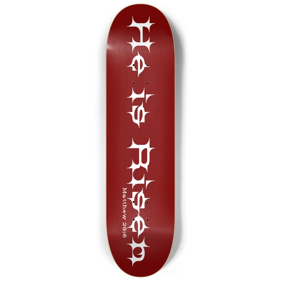 H.I.R. - Red Skate Deck 8.25