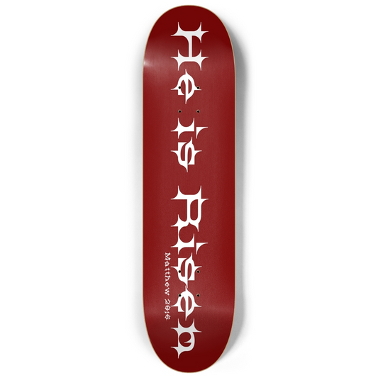 H.I.R. - Red Skate Deck 8.25