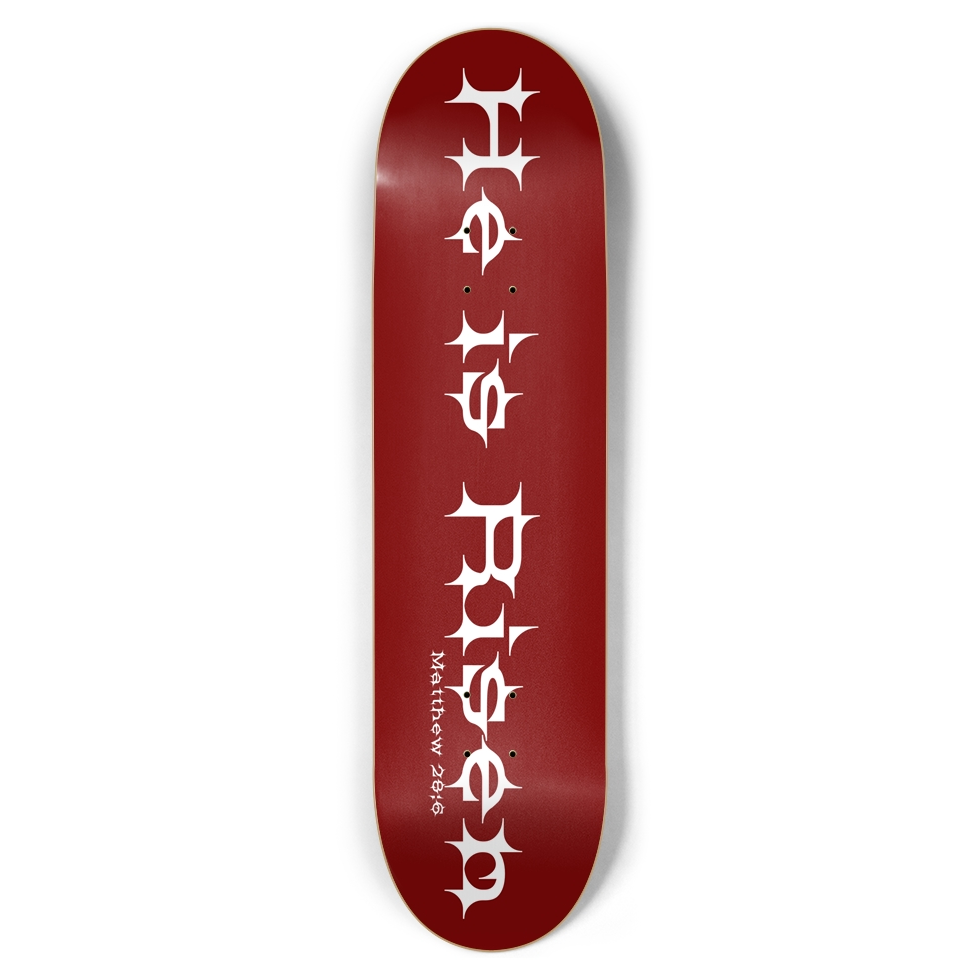 H.I.R. - Red Skate Deck 8.5